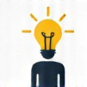 Ikona osoby z pomysłem